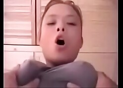 Asian Skirt Relative to Chubby Bosom Gets will not hear of Shaved Pussy Fucked